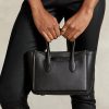 Mustat naisten Ralph Lauren -nahkaiset mini Sloane -laukut Mustat naisten Ralph Lauren -nahkaiset mini Sloane -laukut