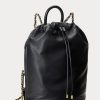 Mustat naisten Ralph Lauren Nappan nahkaiset keskikokoiset Izzie-reput Mustat naisten Ralph Lauren Nappan nahkaiset keskikokoiset Izzie-reput