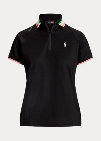 Mustat naisten Ralph Lauren Räätälöidyt Quarter-vetoketjulliset poolopaidat Mustat naisten Ralph Lauren Räätälöidyt Quarter-vetoketjulliset poolopaidat