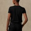 Mustat naisten Ralph Lauren Safari Polo Bear puuvillaiset T-paidat Mustat naisten Ralph Lauren Safari Polo Bear puuvillaiset T-paidat