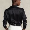 Mustat naisten Ralph Lauren Silk Charmeuse -paidat