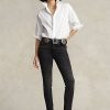 Mustat naisten Ralph Lauren Tompkins Skinny Farkut Mustat naisten Ralph Lauren Tompkins Skinny Farkut