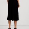 Mustat naisten Ralph Lauren Velvet A-linjaiset hameet Mustat naisten Ralph Lauren Velvet A-linjaiset hameet
