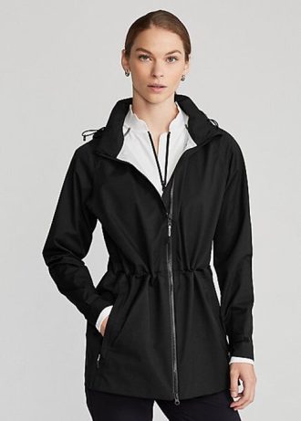 Mustat naisten Ralph Lauren vettä hylkivät takit
