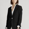 Mustat naisten Ralph Lauren villasekoitetut bleiserit Mustat naisten Ralph Lauren villasekoitetut bleiserit