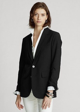 Mustat naisten Ralph Lauren villasekoitetut bleiserit Mustat naisten Ralph Lauren villasekoitetut bleiserit