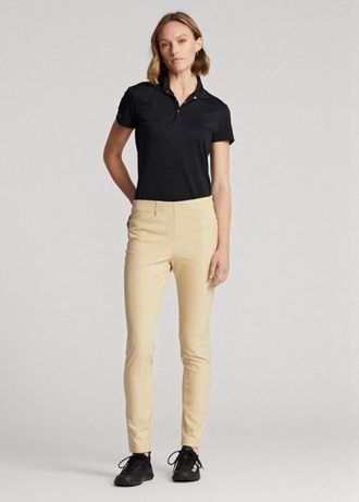 Naisten khakiväriset Ralph Lauren GolfStretch Athletic -housut Naisten khakiväriset Ralph Lauren GolfStretch Athletic -housut