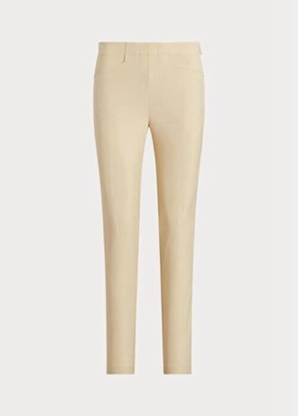 Naisten khakiväriset Ralph Lauren GolfStretch Athletic -housut Naisten khakiväriset Ralph Lauren GolfStretch Athletic -housut
