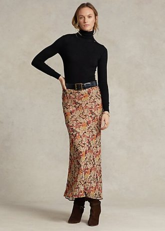 Naisten kukkaiset Ralph Lauren -kukkaiset Georgette-hameet