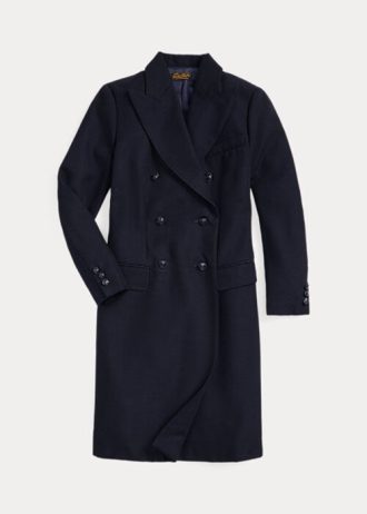 Naisten laivaston Ralph Lauren Wool Serge -takit Naisten laivaston Ralph Lauren Wool Serge -takit