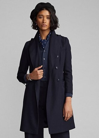 Naisten laivaston Ralph Lauren Wool Serge -takit Naisten laivaston Ralph Lauren Wool Serge -takit