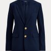 Naisten laivastonruskeat Ralph Lauren -kahdella napilla bleiserit Naisten laivastonruskeat Ralph Lauren -kahdella napilla bleiserit