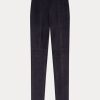 Naisten laivastonruskeat Ralph Lauren lampaannahkaiset mokkanahkaiset leggingsit Naisten laivastonruskeat Ralph Lauren lampaannahkaiset mokkanahkaiset leggingsit