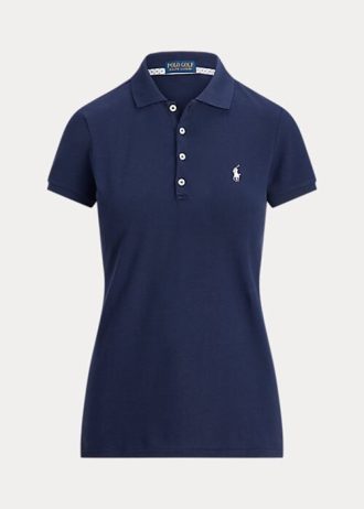 Naisten laivastonruskeat Ralph Lauren Räätälöidyt Performance -poolopaidat