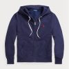 Naisten laivastonvärinen Ralph Lauren Fleece -huppari koko vetoketjulla Naisten laivastonvärinen Ralph Lauren Fleece -huppari koko vetoketjulla