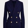 Naisten laivastonväriset Ralph Lauren Camden -villatakit Naisten laivastonväriset Ralph Lauren Camden -villatakit