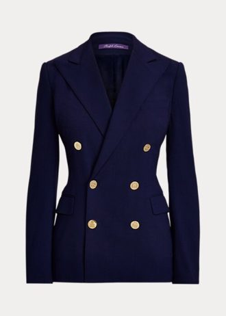 Naisten laivastonväriset Ralph Lauren Camden -villatakit Naisten laivastonväriset Ralph Lauren Camden -villatakit