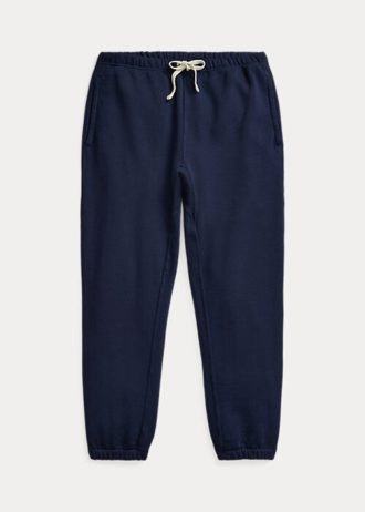 Naisten laivastonväriset Ralph Lauren -fleece-swetarihousut