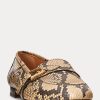 Naisten Snake Ralph Lauren Avah Welington Ayers Snakeskin Loafers