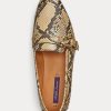 Naisten Snake Ralph Lauren Avah Welington Ayers Snakeskin Loafers