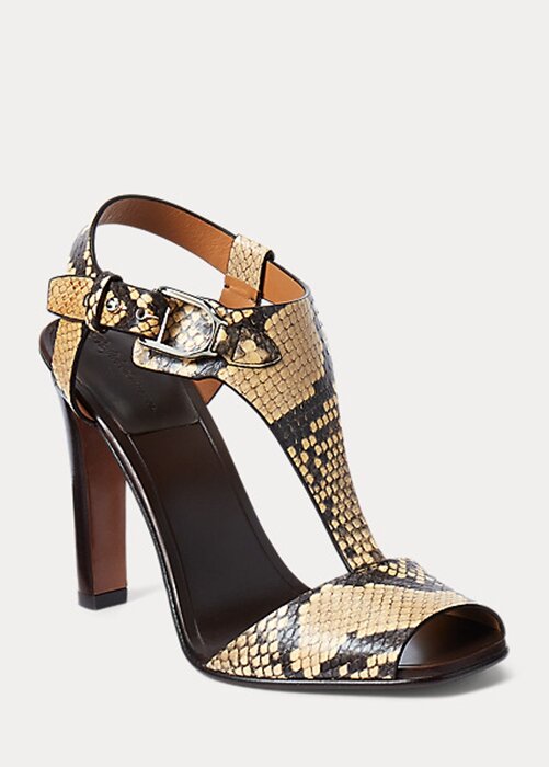 Naisten Snake Ralph Lauren Emilie Welington Ayers Snakeskin sandaalit Naisten Snake Ralph Lauren Emilie Welington Ayers Snakeskin sandaalit