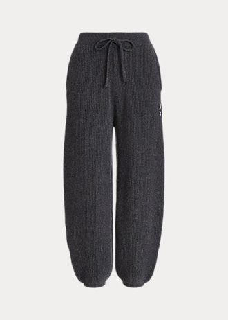 Naisten tummanharmaat Ralph Lauren Cashmere -housut Naisten tummanharmaat Ralph Lauren Cashmere -housut