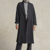 Naisten tummanharmaat Ralph Lauren -flanellitakit Naisten tummanharmaat Ralph Lauren -flanellitakit