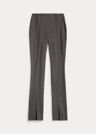 Naisten tummanharmaat Ralph Lauren Stretch-villasekoite Twill-leggingsit Naisten tummanharmaat Ralph Lauren Stretch-villasekoite Twill-leggingsit
