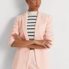Naisten vaaleanpunaiset Ralph Lauren Georgette -bleiserit Naisten vaaleanpunaiset Ralph Lauren Georgette -bleiserit