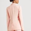 Naisten vaaleanpunaiset Ralph Lauren Georgette -bleiserit Naisten vaaleanpunaiset Ralph Lauren Georgette -bleiserit