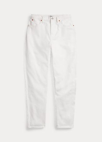 Naisten valkoiset Ralph Lauren Carrot -farkut