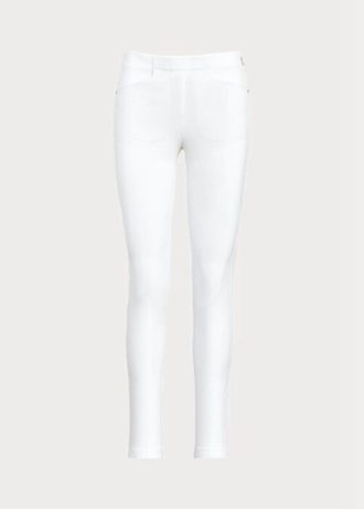 Naisten valkoiset Ralph Lauren GolfStretch Athletic -housut Naisten valkoiset Ralph Lauren GolfStretch Athletic -housut
