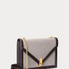 Natural / Tupakka Naisten Ralph Lauren Polo ID Canvas kirjekuori ketju Crossbody laukut Natural / Tupakka Naisten Ralph Lauren Polo ID Canvas kirjekuori ketju Crossbody laukut