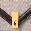 Natural / Tupakka Naisten Ralph Lauren Polo ID Canvas kirjekuori ketju Crossbody laukut Natural / Tupakka Naisten Ralph Lauren Polo ID Canvas kirjekuori ketju Crossbody laukut