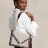 Natural / Tupakka Naisten Ralph Lauren Polo ID Canvas kirjekuori ketju Crossbody laukut Natural / Tupakka Naisten Ralph Lauren Polo ID Canvas kirjekuori ketju Crossbody laukut