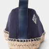 Navy Miesten Ralph Lauren Bowsworth Monogram Canvas Espadrille