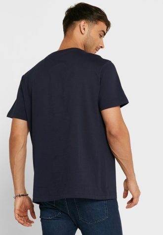 Navy miesten Ralph Lauren brodeerattu logo T-paidat