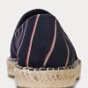 Navy Miesten Ralph Lauren Cevio Crest Striped Espadrille Navy Miesten Ralph Lauren Cevio Crest Striped Espadrille