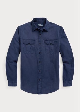 Navy Miesten Ralph Lauren Classic Fit Chino -työpaidat