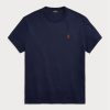 Navy Miesten Ralph Lauren Classic Fit Heavyweight Jersey T-paidat