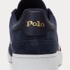 Navy miesten Ralph Lauren Courtin mokkanahkaiset lenkkarit Navy miesten Ralph Lauren Courtin mokkanahkaiset lenkkarit