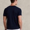 Navy Miesten Ralph Lauren Custom Slim Fit Crewneck T-paidat Navy Miesten Ralph Lauren Custom Slim Fit Crewneck T-paidat