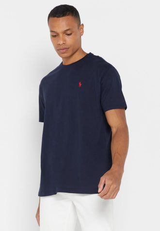 Navy Miesten Ralph Lauren Essential Crew Neck T-paidat