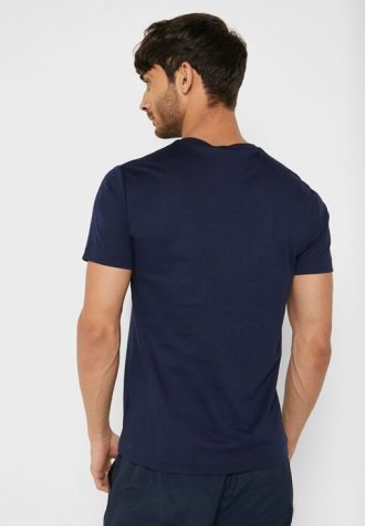 Navy Miesten Ralph Lauren Essential Crew Neck T-paidat