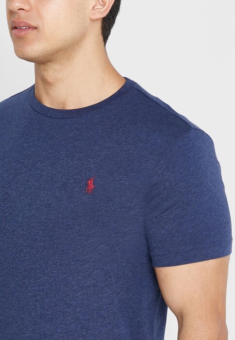 Navy Miesten Ralph Lauren Essential Crew Neck T-paidat Navy Miesten Ralph Lauren Essential Crew Neck T-paidat