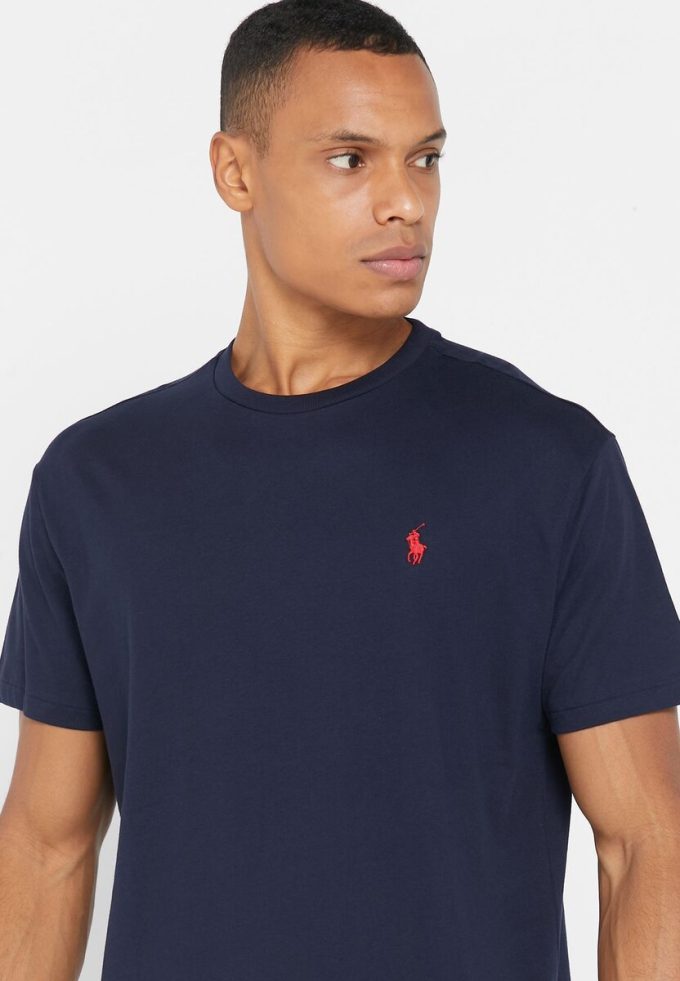 Navy Miesten Ralph Lauren Essential Crew Neck T-paidat Navy Miesten Ralph Lauren Essential Crew Neck T-paidat