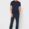 Navy Miesten Ralph Lauren Essential Crew Neck T-paidat
