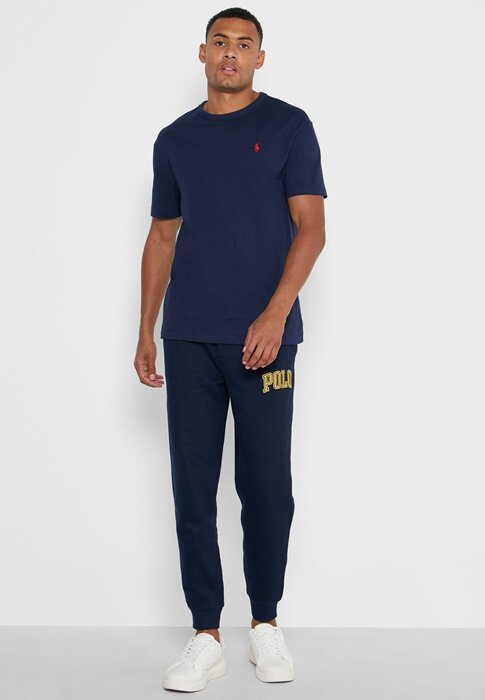 Navy Miesten Ralph Lauren Essential Crew Neck T-paidat Navy Miesten Ralph Lauren Essential Crew Neck T-paidat