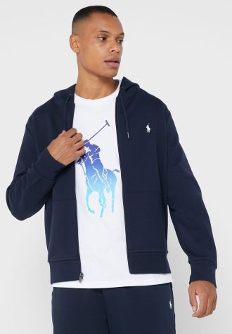 Navy miesten Ralph Lauren Essential -huppari