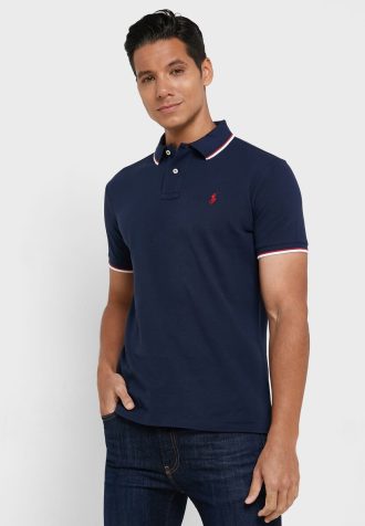 Navy Miesten Ralph Lauren Essential poolopaidat